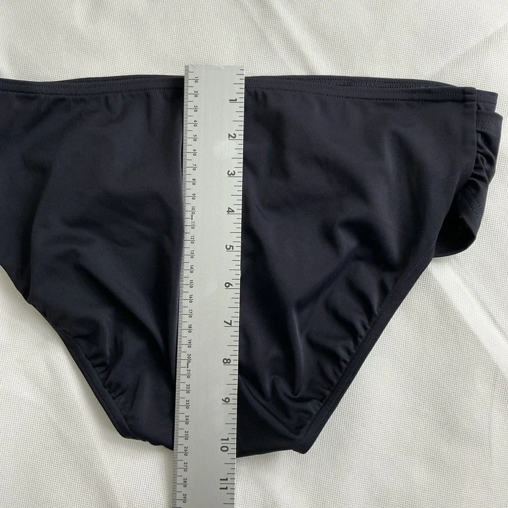 LANDS' END Tankini Swimsuit Sz 8 Navy Gold HorseBit Pattern Equestrian New Tags